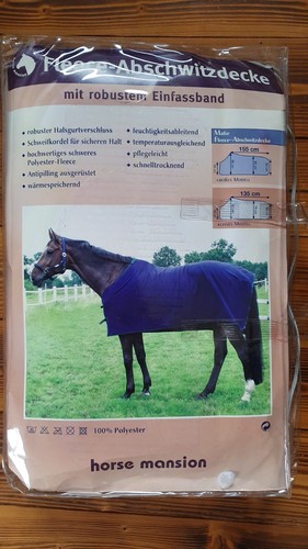 Pferde abschwitzdecke 155cm - -,